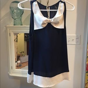 Sold❌Forever 21 bow blouse